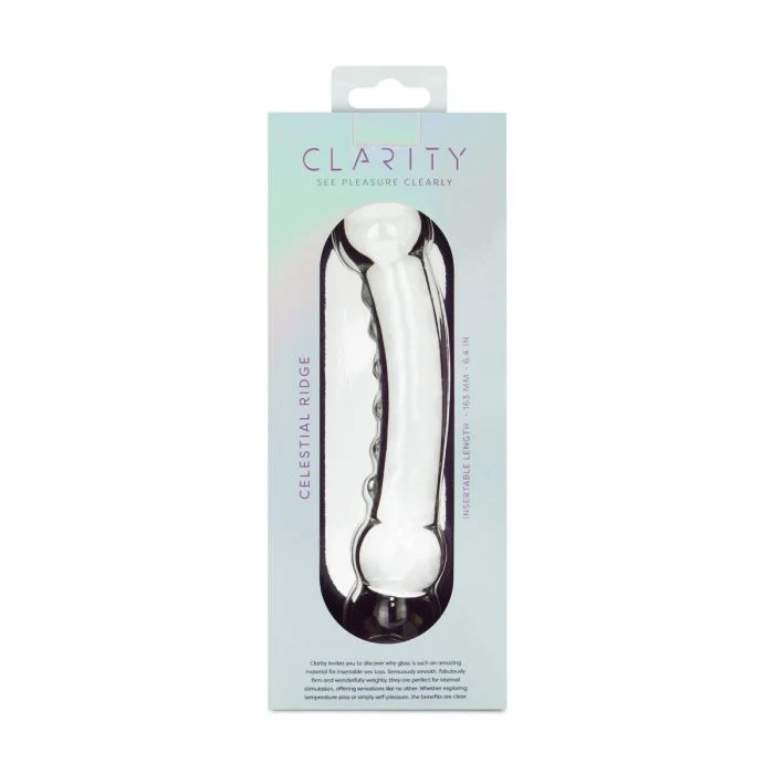 Clarity Glass Dildo - Celestial Ridge - Image 2
