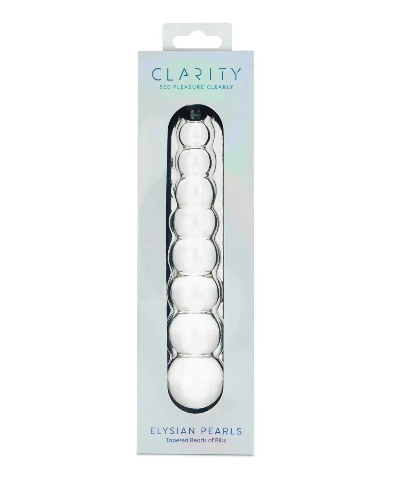 Clarity Glass Dildo - Elysian Pearls - Image 2