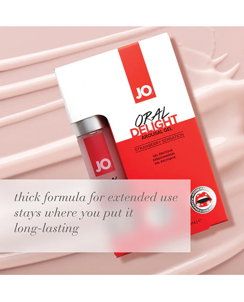 JO Oral Delight - Strawberry Stimulant - Image 4