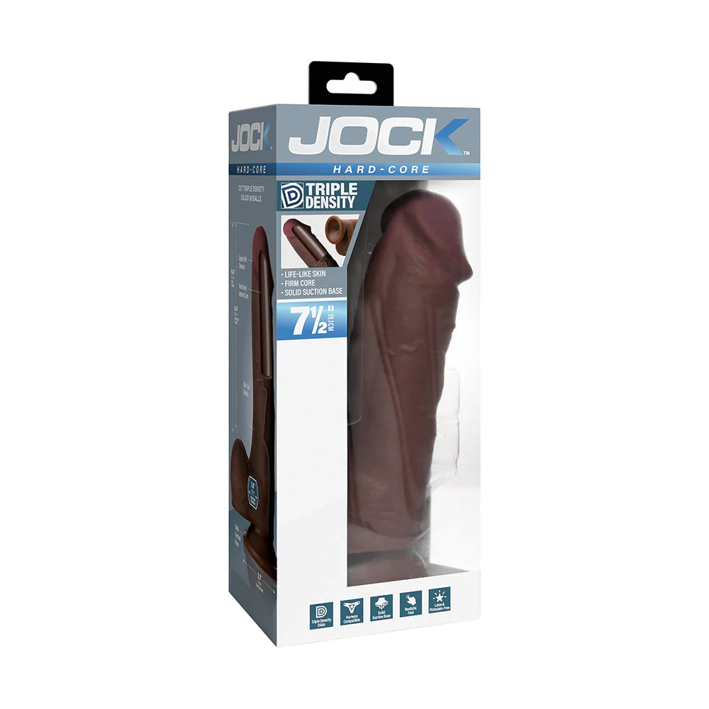 JOCK Hard-Core +Triple Density Dildo with Balls 7.5 in. - Image 2
