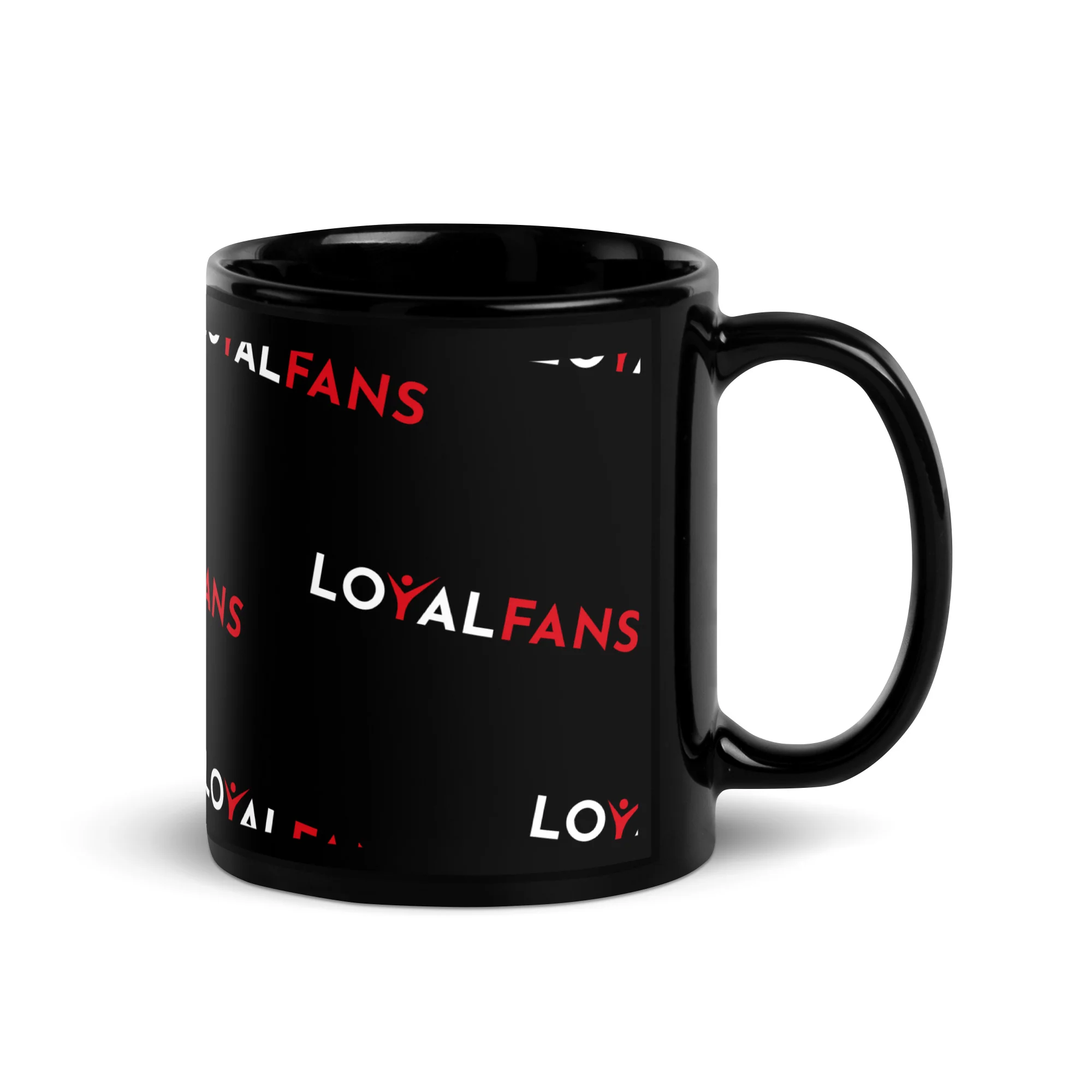 Loyalfans - Glossy Mug Black