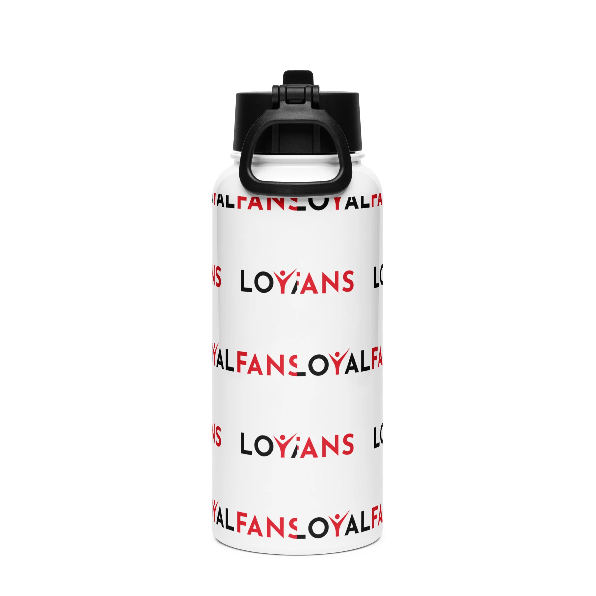 Loyalfans - Water Bottle with a straw lid