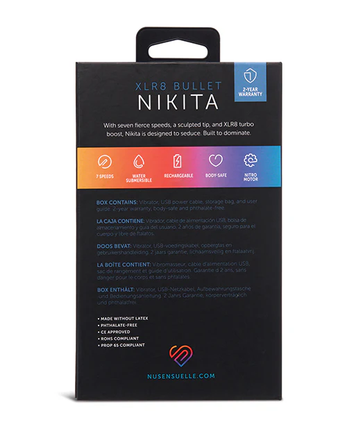 Nu Sensuelle Nikita Bullet with Nitro Motor