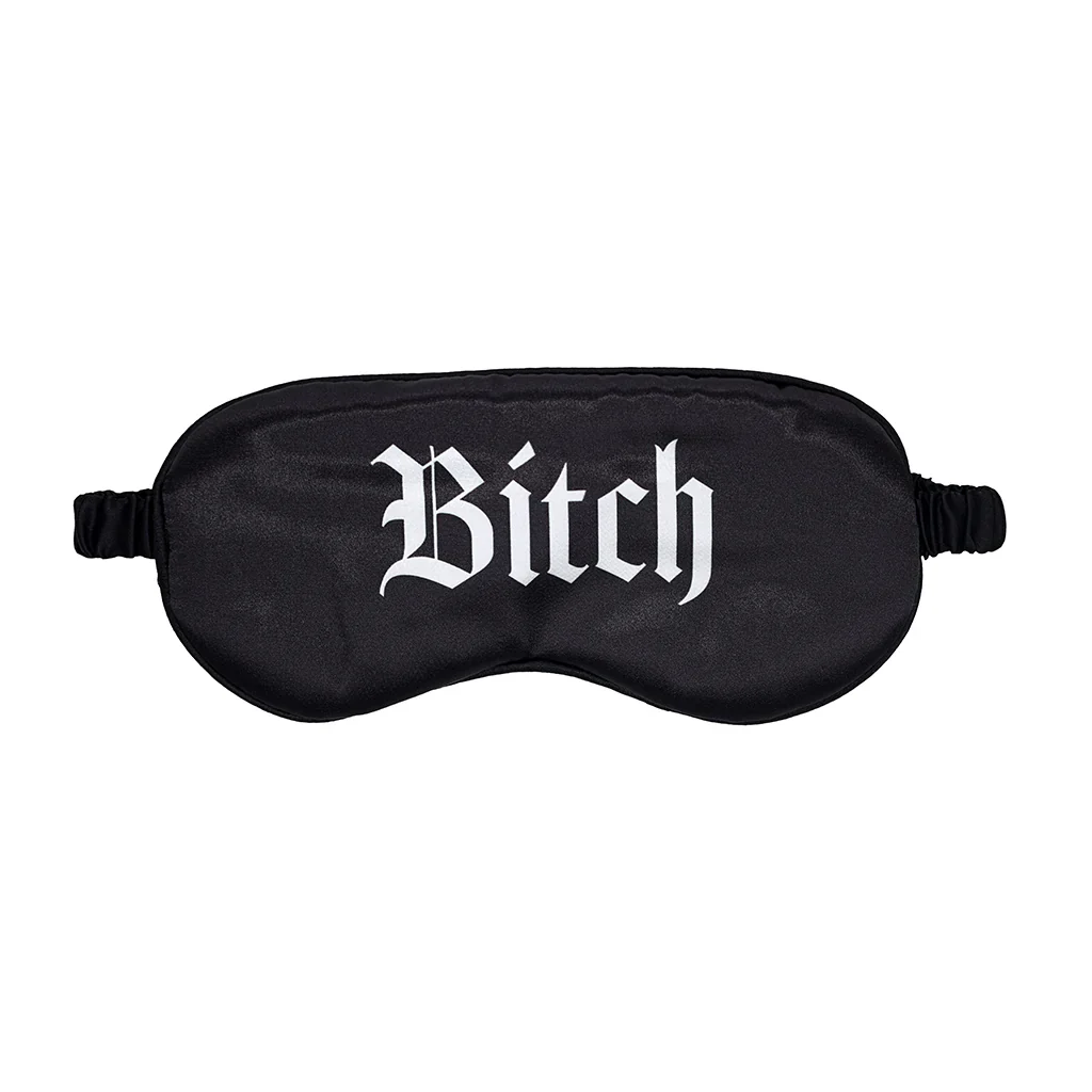 Ouch! Bitch Printed Satin Mask