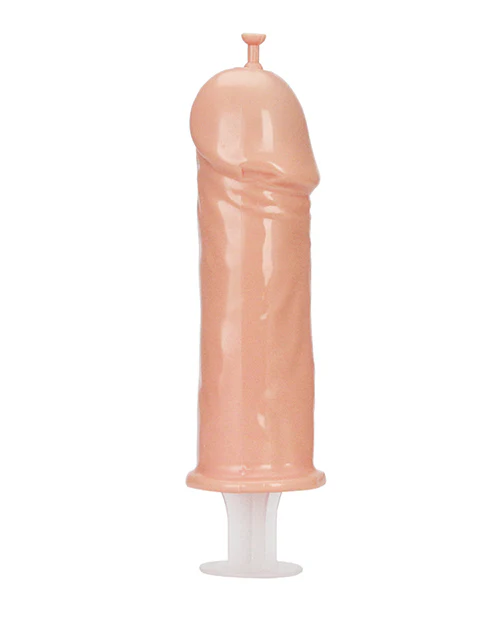 Pecker Shot Syringe - Brown