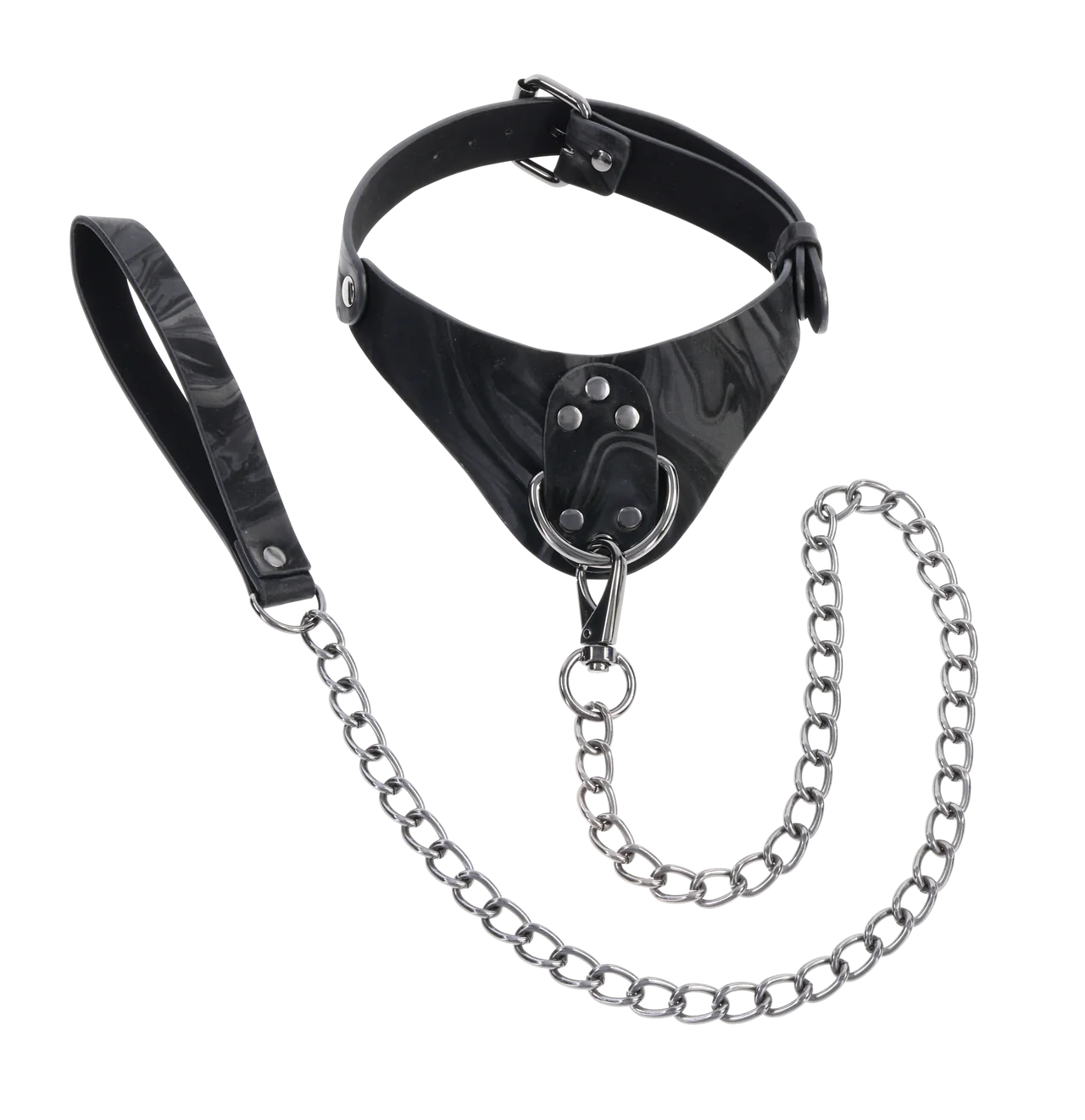 Sportsheets Velvet Noir Collar and Leash