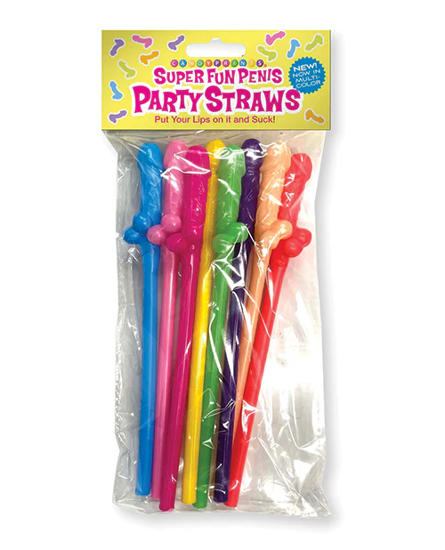 Penis Party Straws - 8 Pack